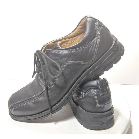 Docker's Trustee Men's Size 12 Medium Black Leather Oxford's - Picture 4 of 7